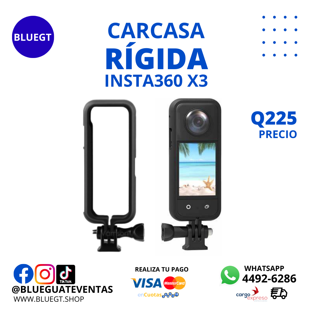 CARCASA RÍGIDA INSTA360 X3