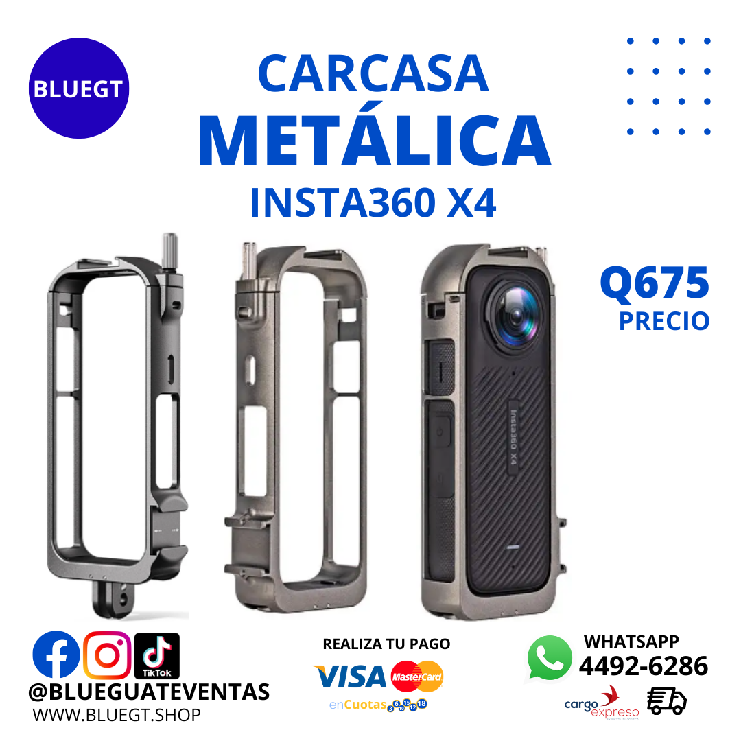CARCASA METÁLICA INSTA360 X4