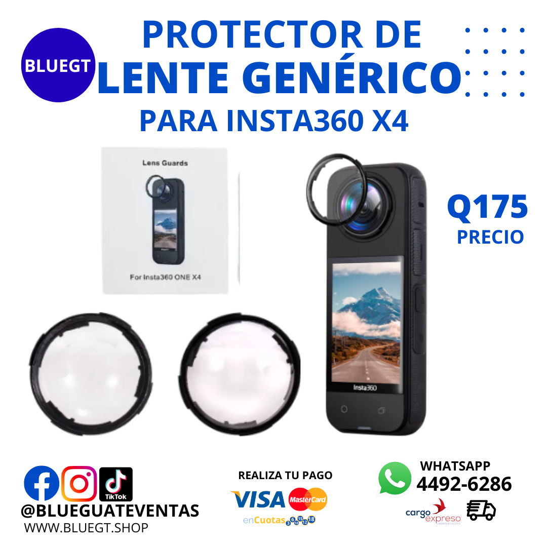PROTECTOR DE LENTE GENÉRICO INSTA360 X4