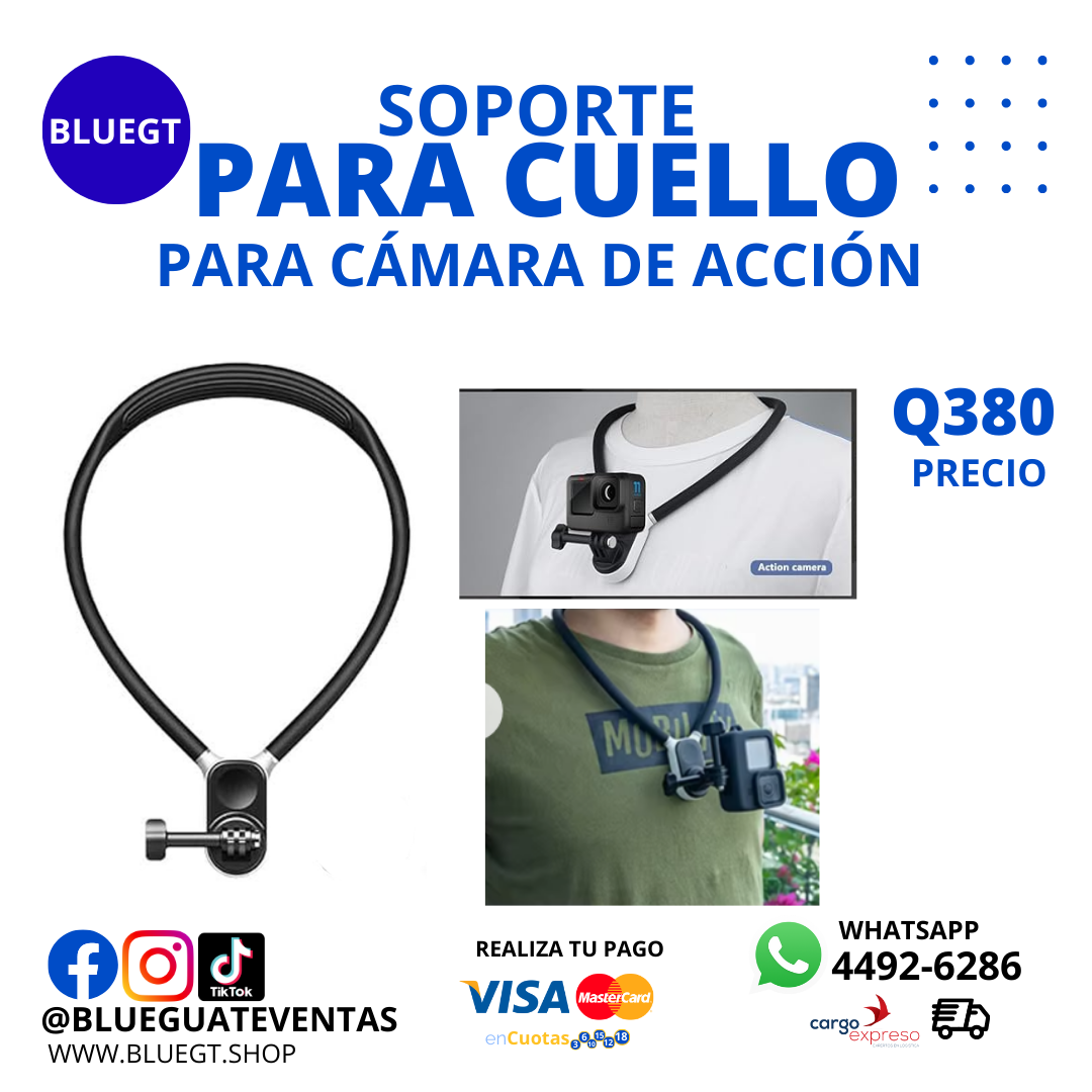 SOPORTE PARA CUELLO PARA CÁMARA DE ACCIÓN
