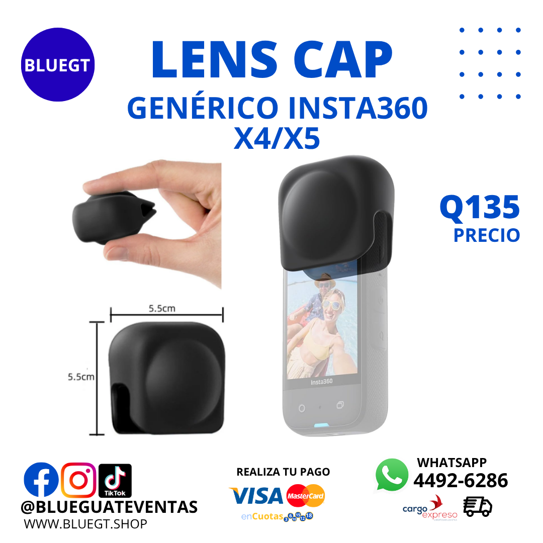 LENS CAP GENÉRICO INSTA360 X4/X5