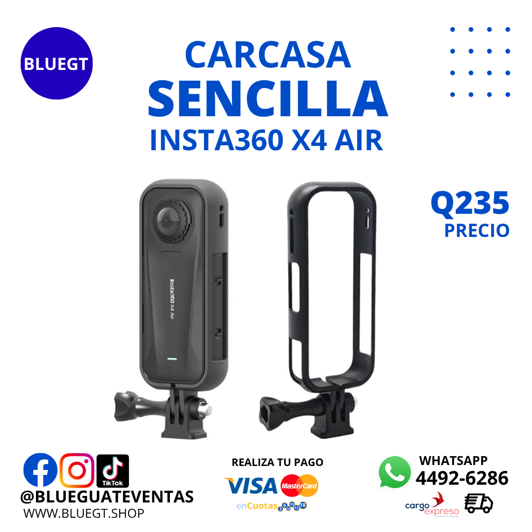 CARCASA SENCILLA INSTA360 X4 AIR