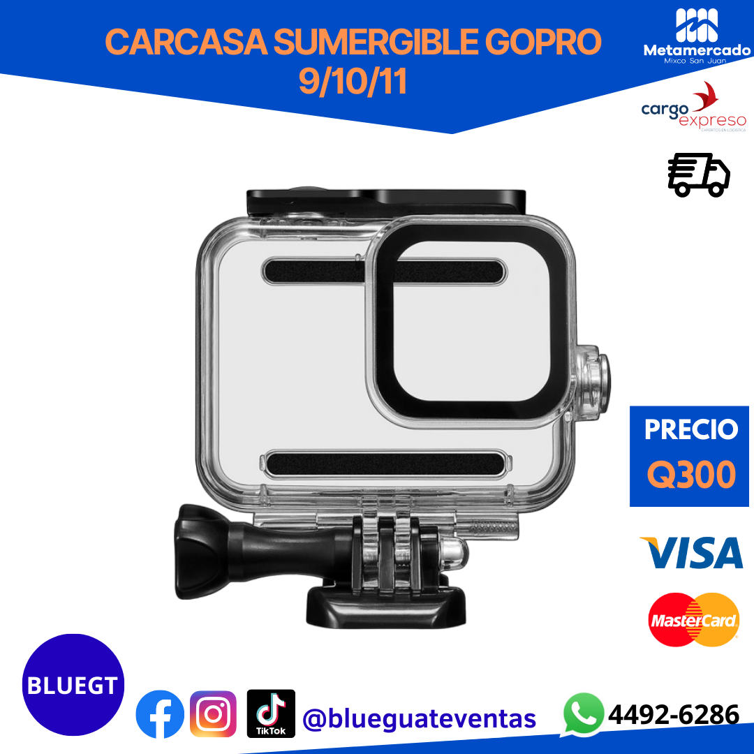 CARCASA SUMERGIBLE GOPRO 9/10/11