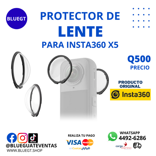 PROTECTOR DE LENTE INSTA 360 X5