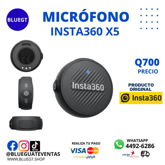 MICRÓFONO INSTA360 X5