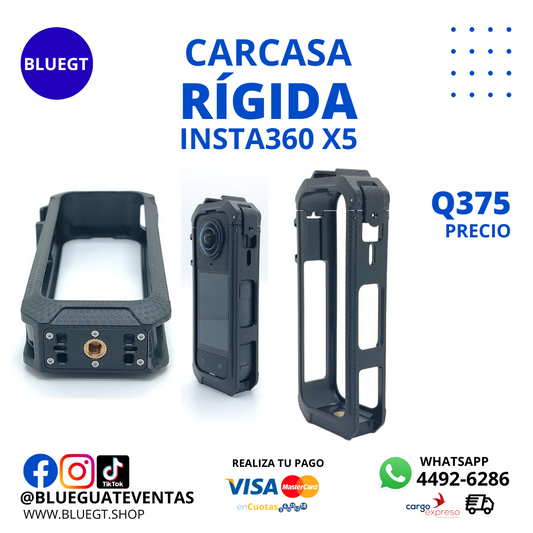 CARCASA RÍGIDA INSTA360 X5
