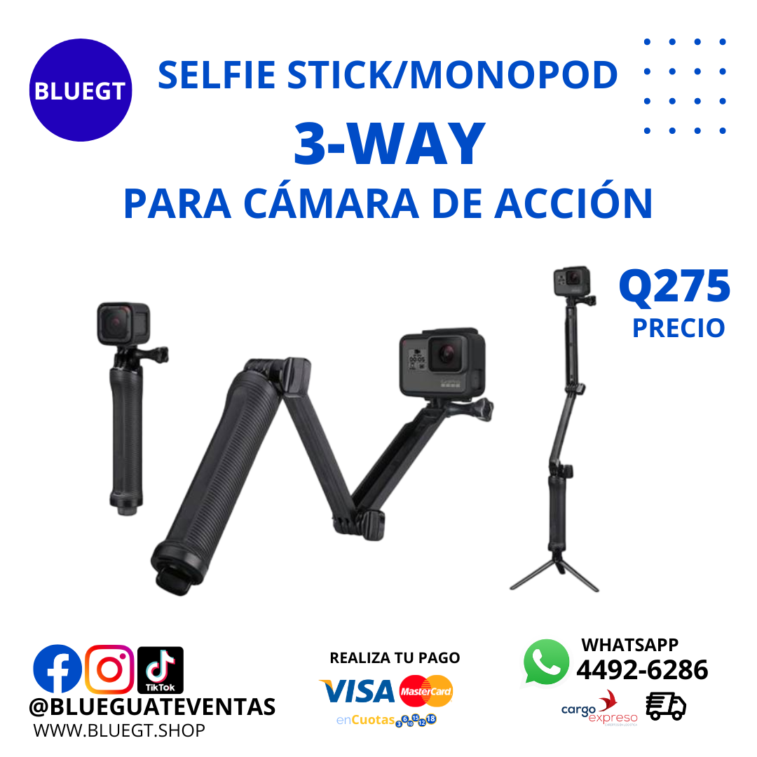 3-WAY PARA CÁMARA DE ACCIÓN