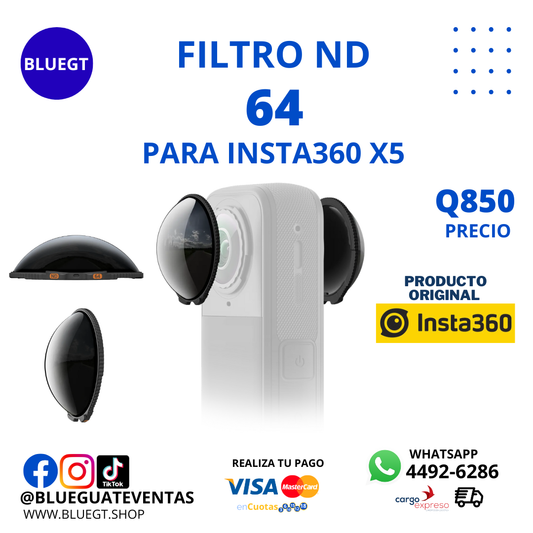 FILTRO ND 64 INSTA360 X5