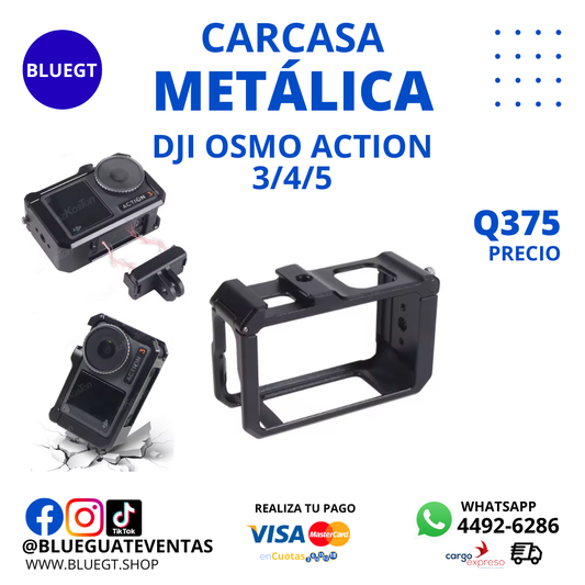 CARCASA METÁLICA DJI OSMO ACTION 3/4/5