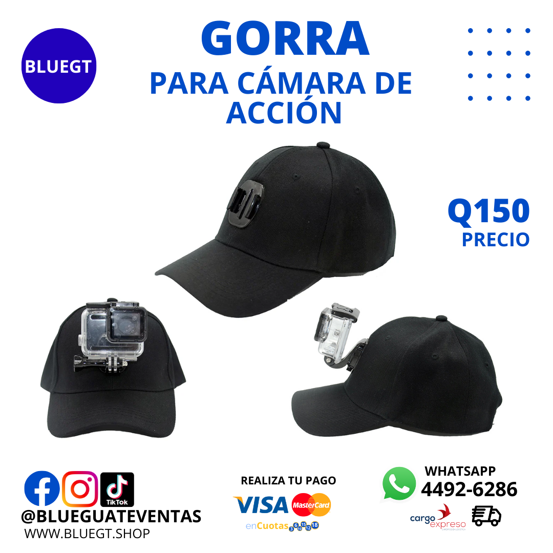 GORRA PARA CÁMARA DE ACCIÓN