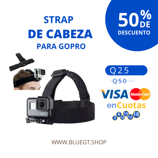 STRAP DE CABEZA PARA GOPRO