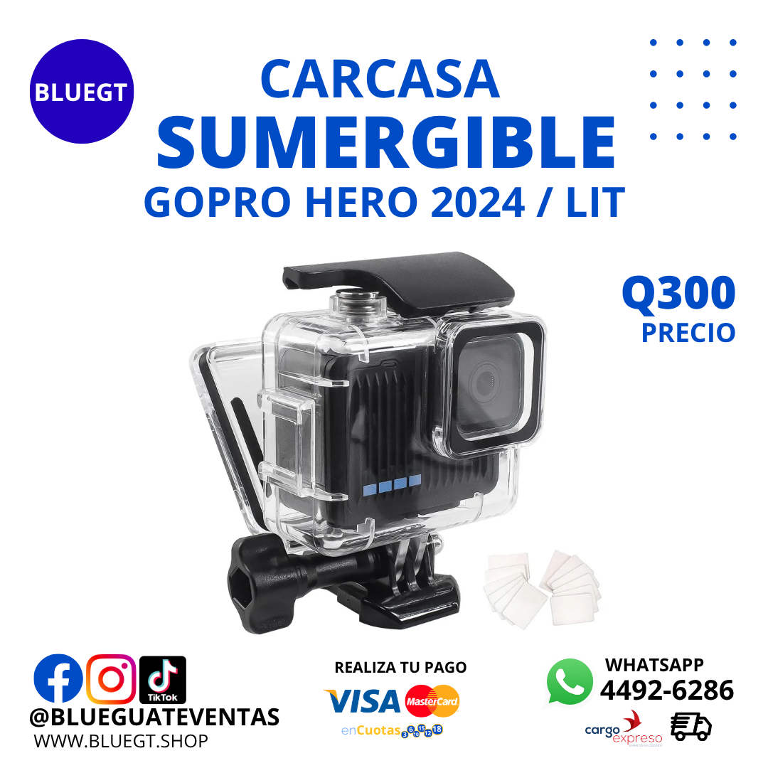 CARCASA SUMERGIBLE GOPRO 2024 / LIT