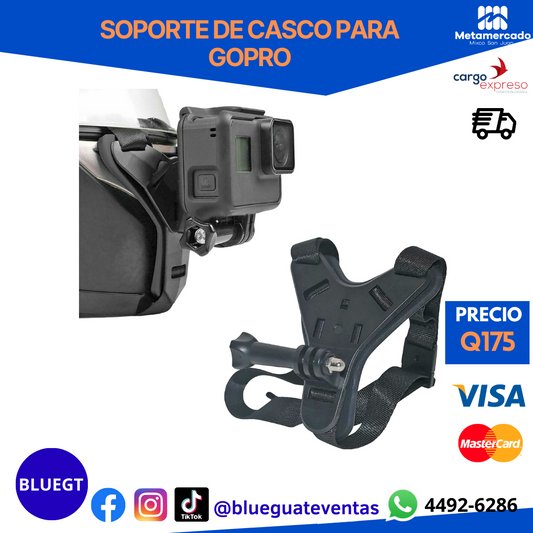 SOPORTE DE CASCO PARA GOPRO