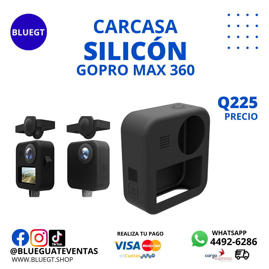 CARCASA SILICÓN GOPRO MAX 360