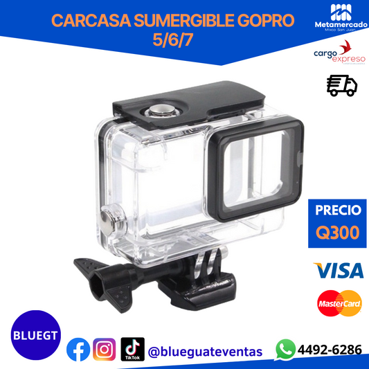 CARCASA SUMERGIBLE GOPRO 5/6/7