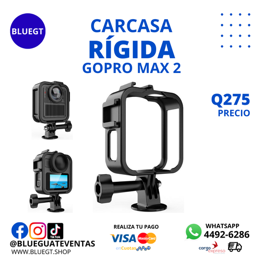 CARCASA RÍGDA GOPRO MAX 2