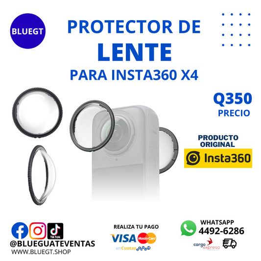 PROTECTOR DE LENTE INSTA360 X4