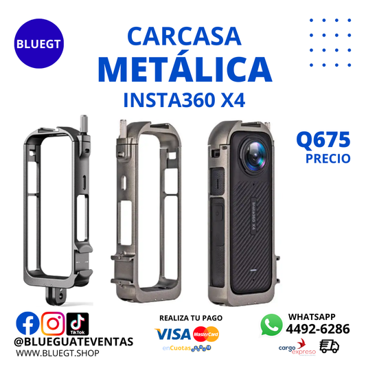 CARCASA METÁLICA INSTA360 X4