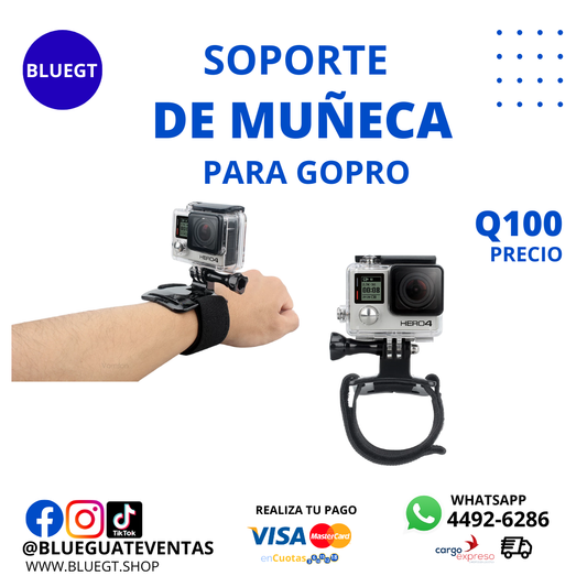 SOPORTE DE MUÑECA PARA GOPRO