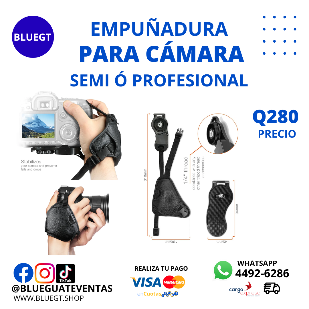EMPUÑADURA PARA CÁMARA SEMI O PROFESIONAL