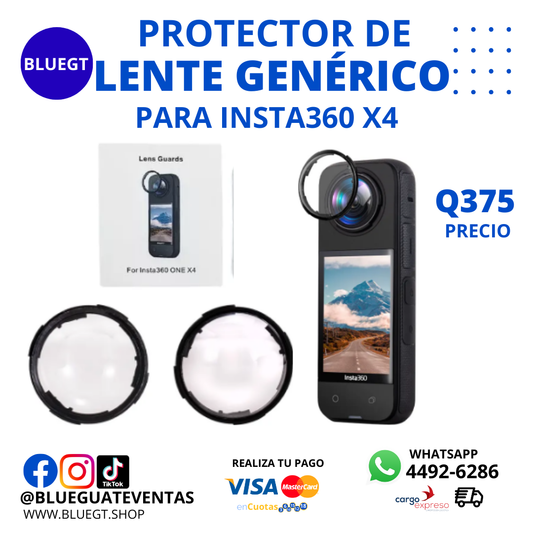 PROTECTOR DE LENTE GENÉRICO INSTA360 X4
