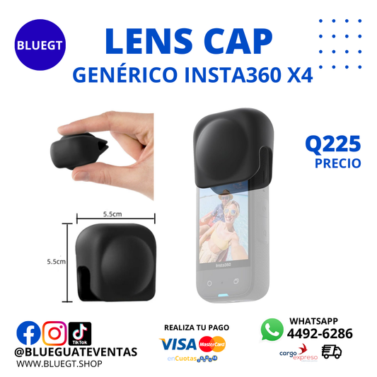 LENS CAP GENÉRICO INSTA360 X4