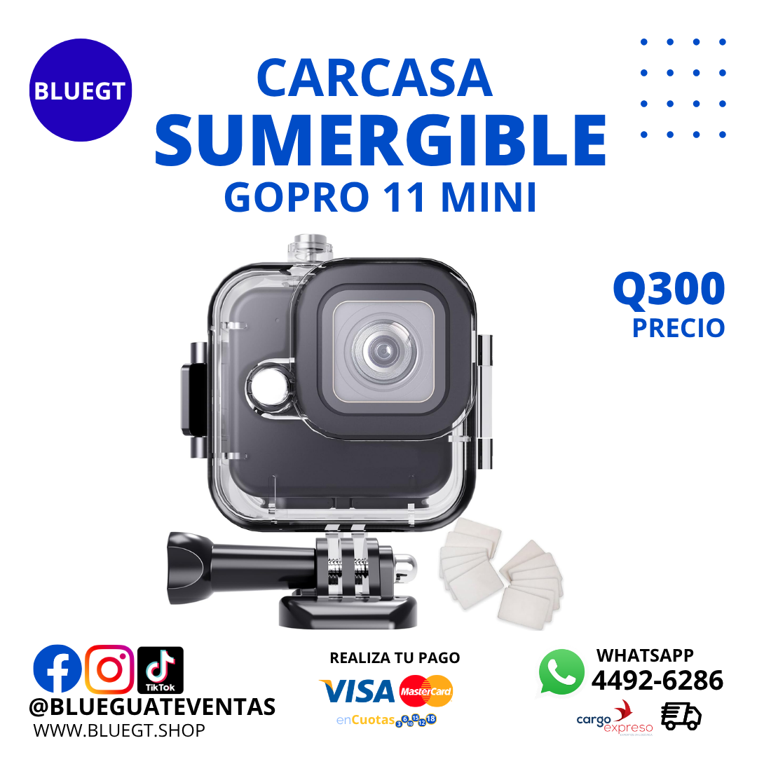 CARCASA SUMERGIBLE GOPRO 11 MINI