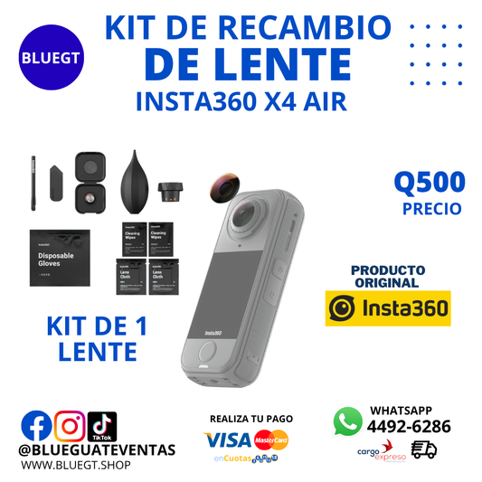 KIT DE RECAMBIO DE LENTE INSTA360 X4 AIR KIT 1