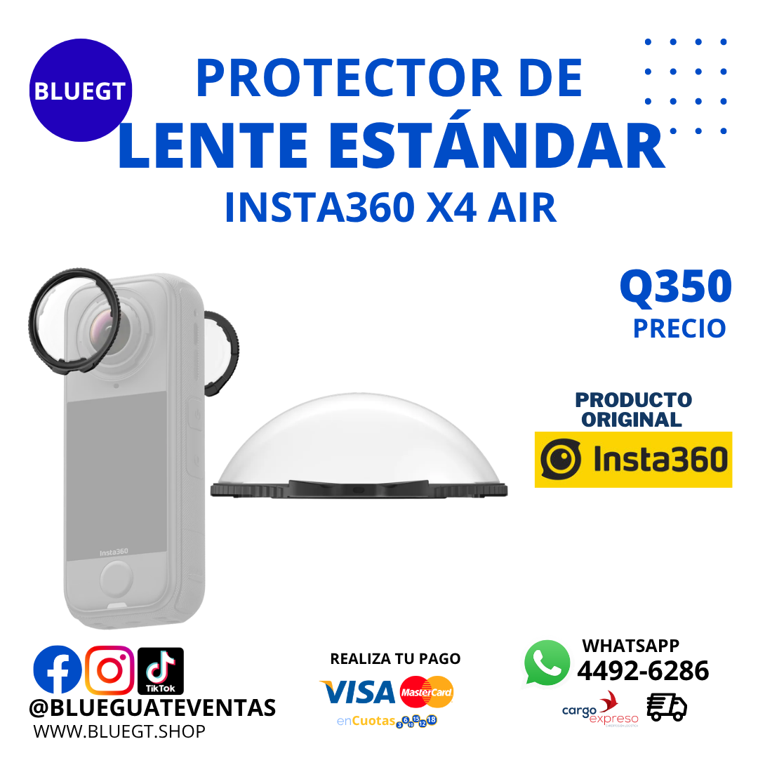 PROTECTOR DE LENTE ESTANDÁR INSTA360 X4 AIR