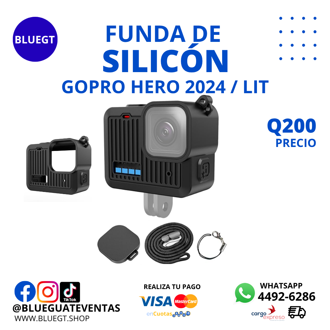 FUNDA DE SILICÓN GOPRO 2024 / LIT