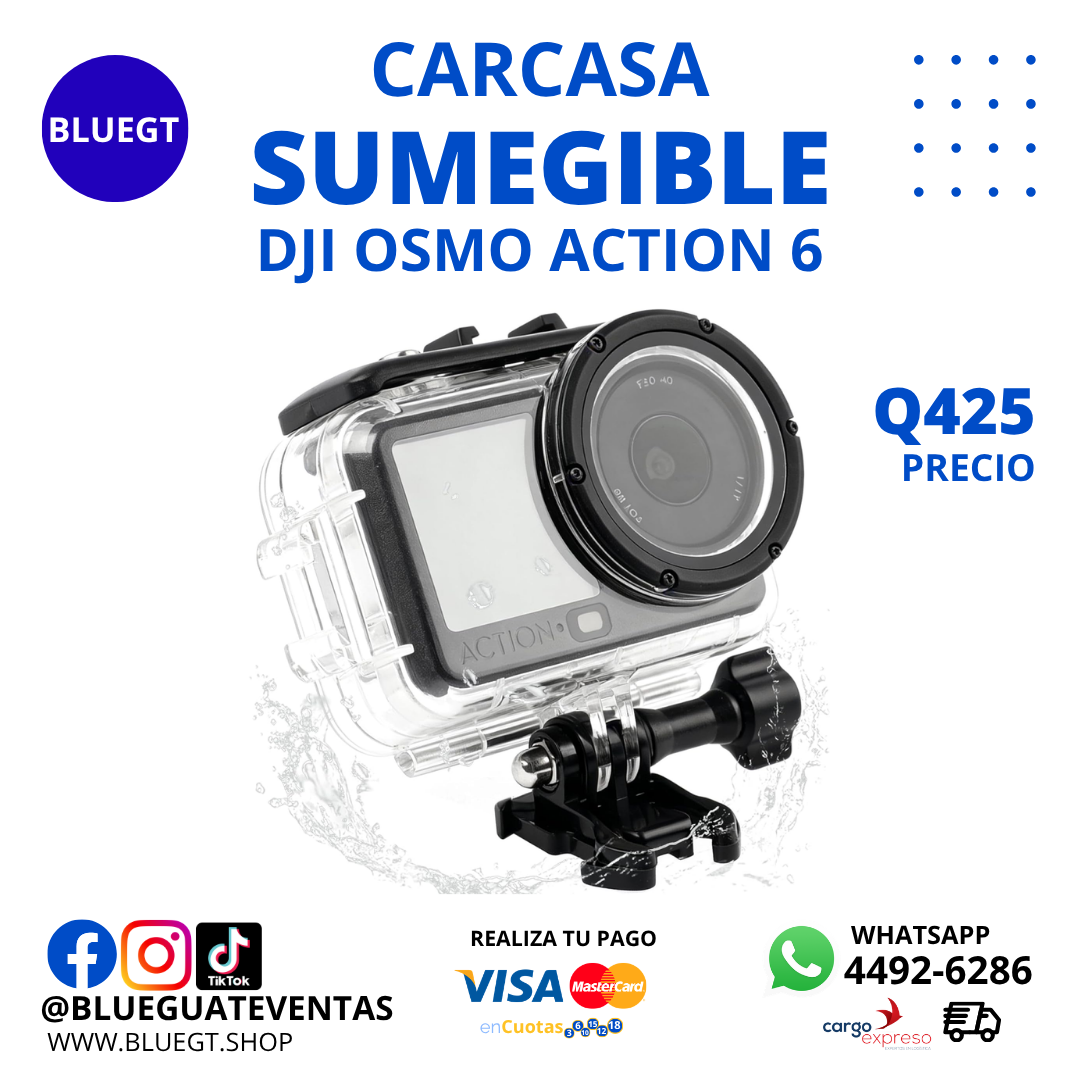 CARCASA SUMERGIBLE DJI OSMO ACTION 6