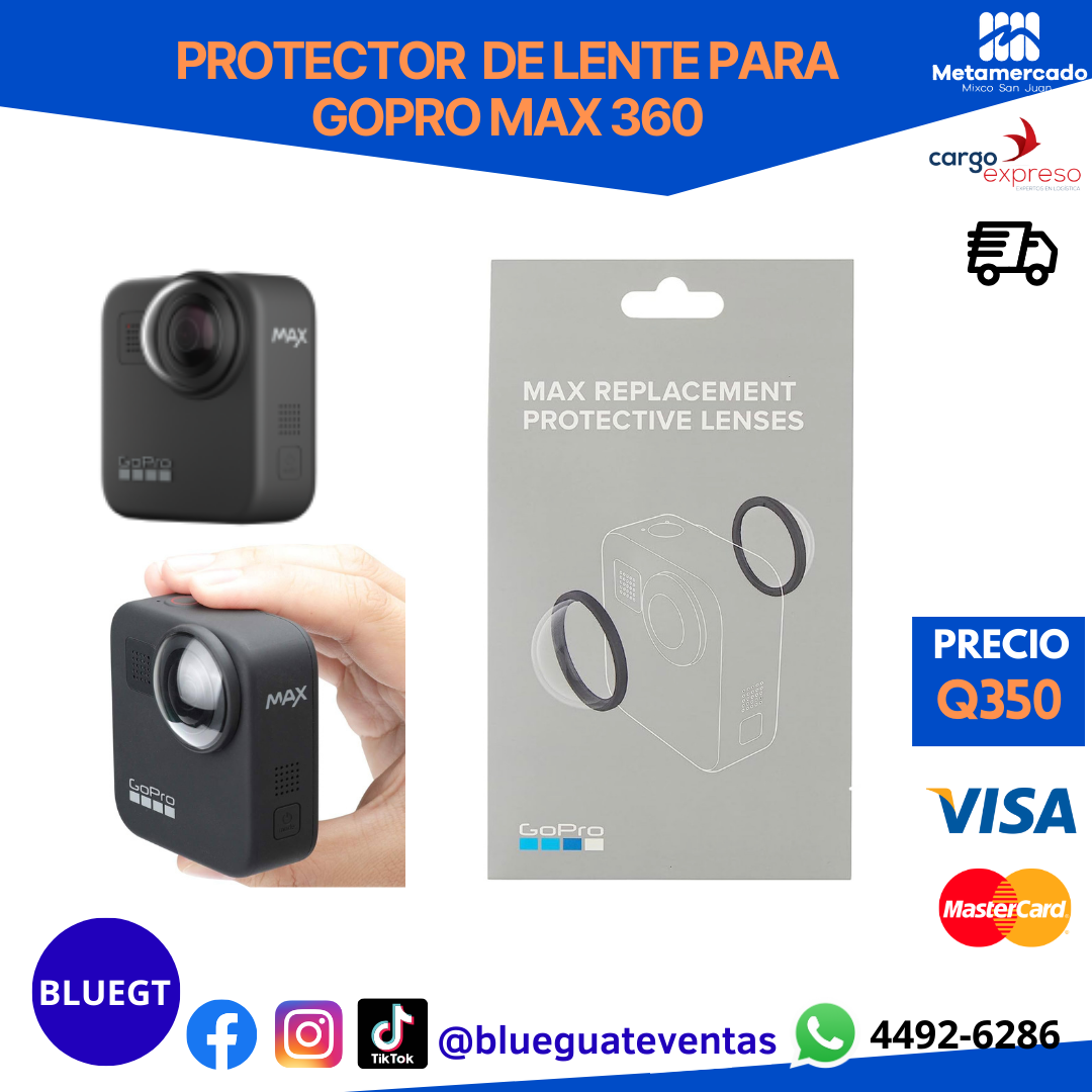 PROTECTOR DE LENTE GOPRO MAX 360