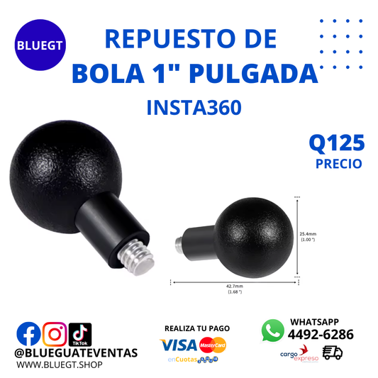 REPUESTO DE BOLA 1" PULGADA INSTA360