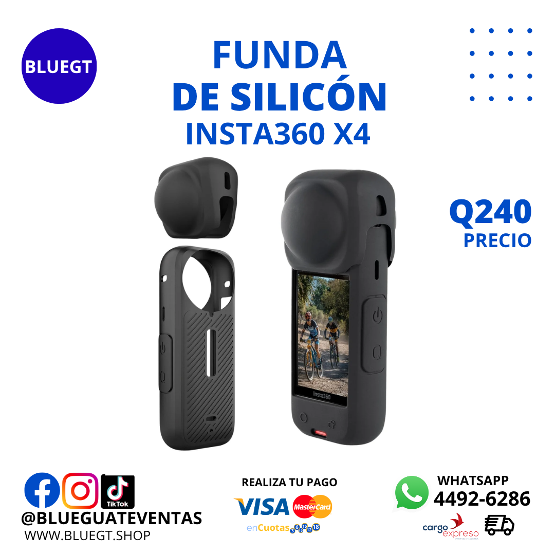 FUNDA DE SILICÓN INSTA360 X4