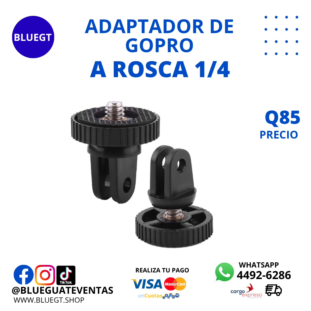 ADAPADOR DE GOPRO A INSTA 360 (ROSCA 1/4)