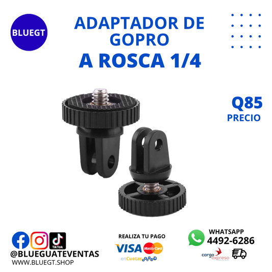 ADAPADOR DE GOPRO A INSTA 360 (ROSCA 1/4)