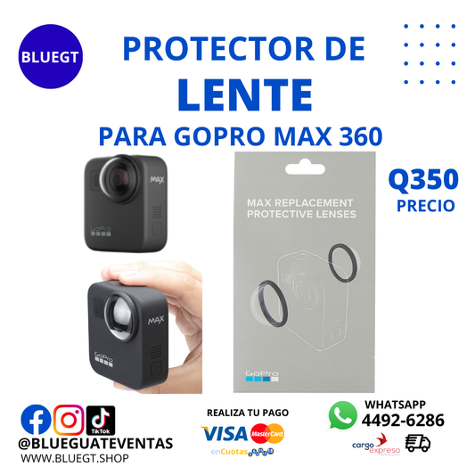 PROTECTOR DE LENTE GOPRO MAX 360