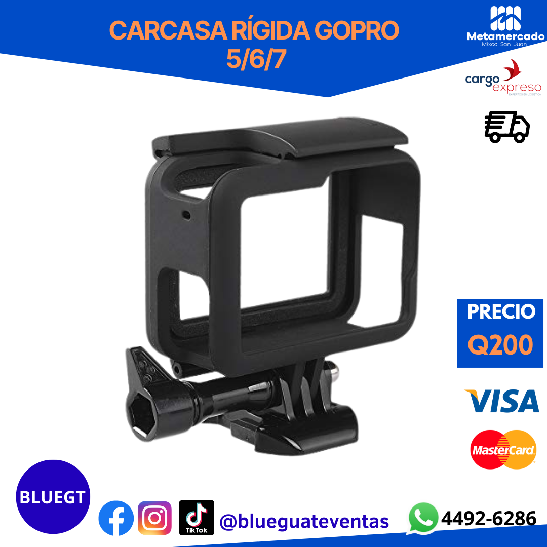 CARCASA RÍGIDA GOPRO 5/6/7