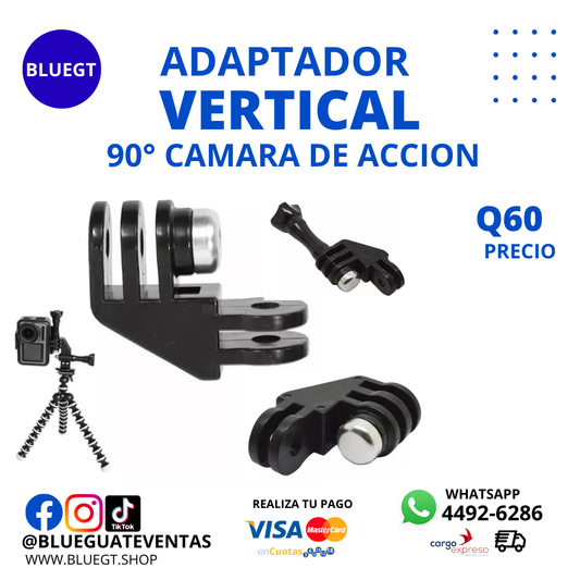 ADAPTADOR VERTICAL 90° GRADOS CÁMARA DE ACCIÓN