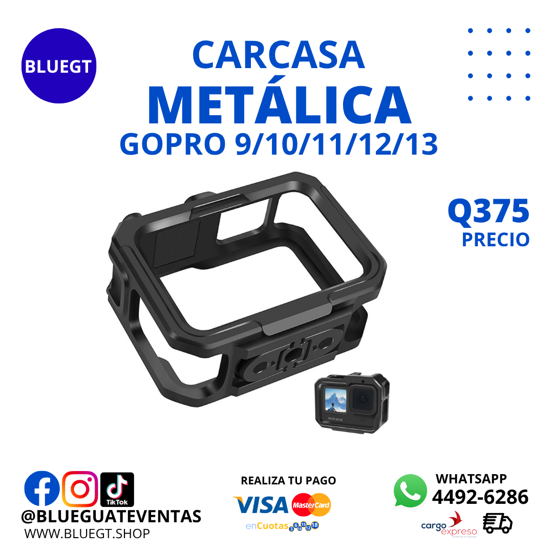 CARCASA METÁLICA GOPRO 9/10/11/12/13