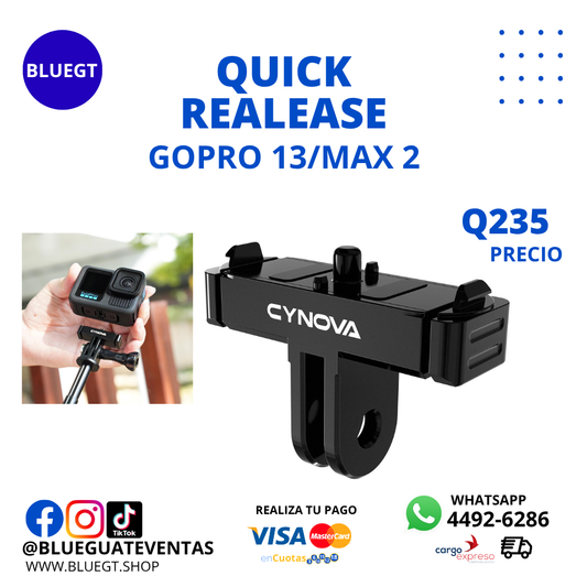 QUICK REALEASE GOPRO 13 / MAX2