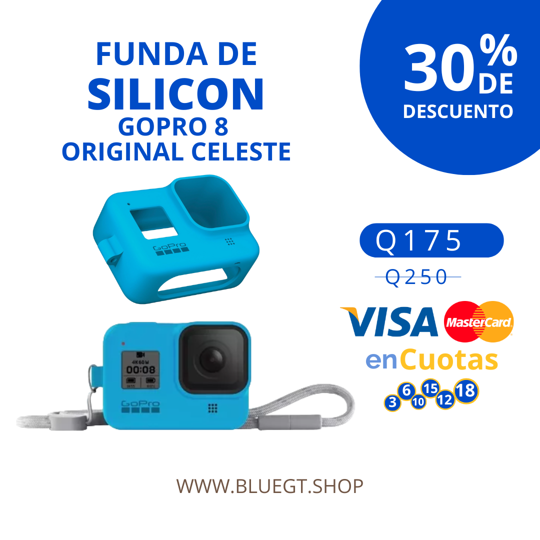 FUNDA DE SILICON GOPRO HERO 8 BLACK