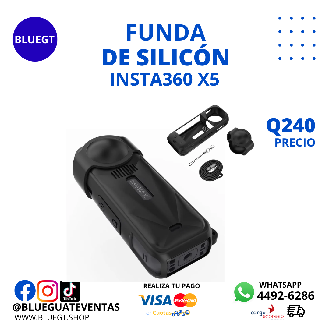 FUNDA DE SILICÓN INSTA360 X5