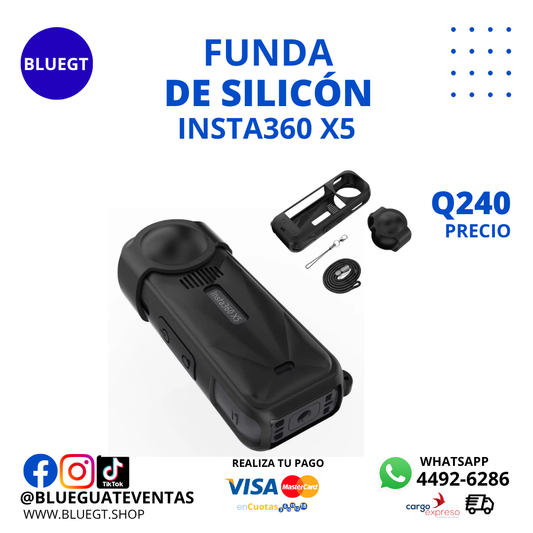 FUNDA DE SILICÓN INSTA360 X5