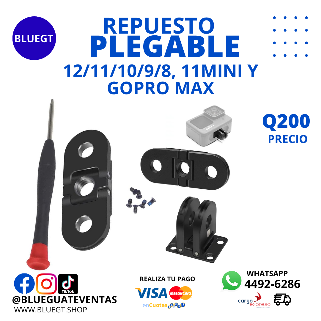 REPUESTO PLEGABLE GOPRO 9-13 / MAX /