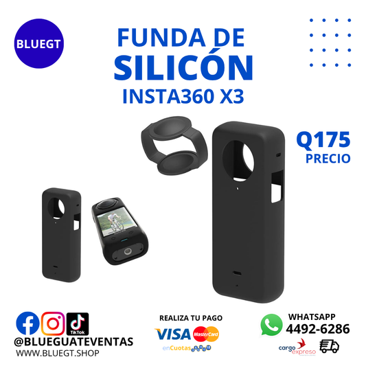 FUNDA DE SILICÓN INSTA360 X3