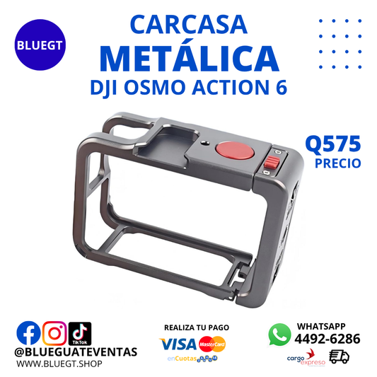 CARCASA METÁLICA DJI OSMO ACTION 6