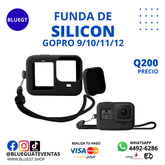 FUNDA DE SILICON GOPRO 9/10/11/12
