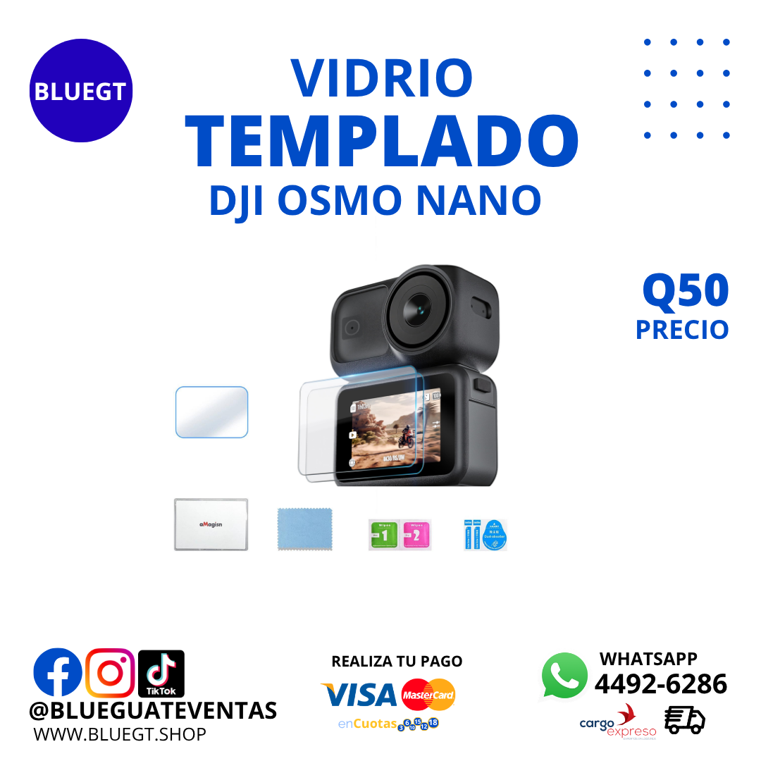 VIDRIO TEMPLADO DJI OSMO NANO