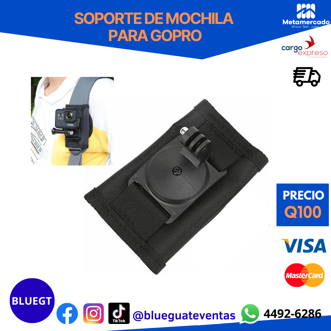 CLIP DE MOCHILA PARA GOPRO